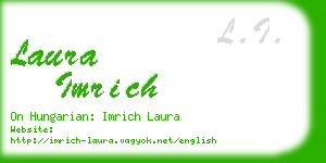 laura imrich business card